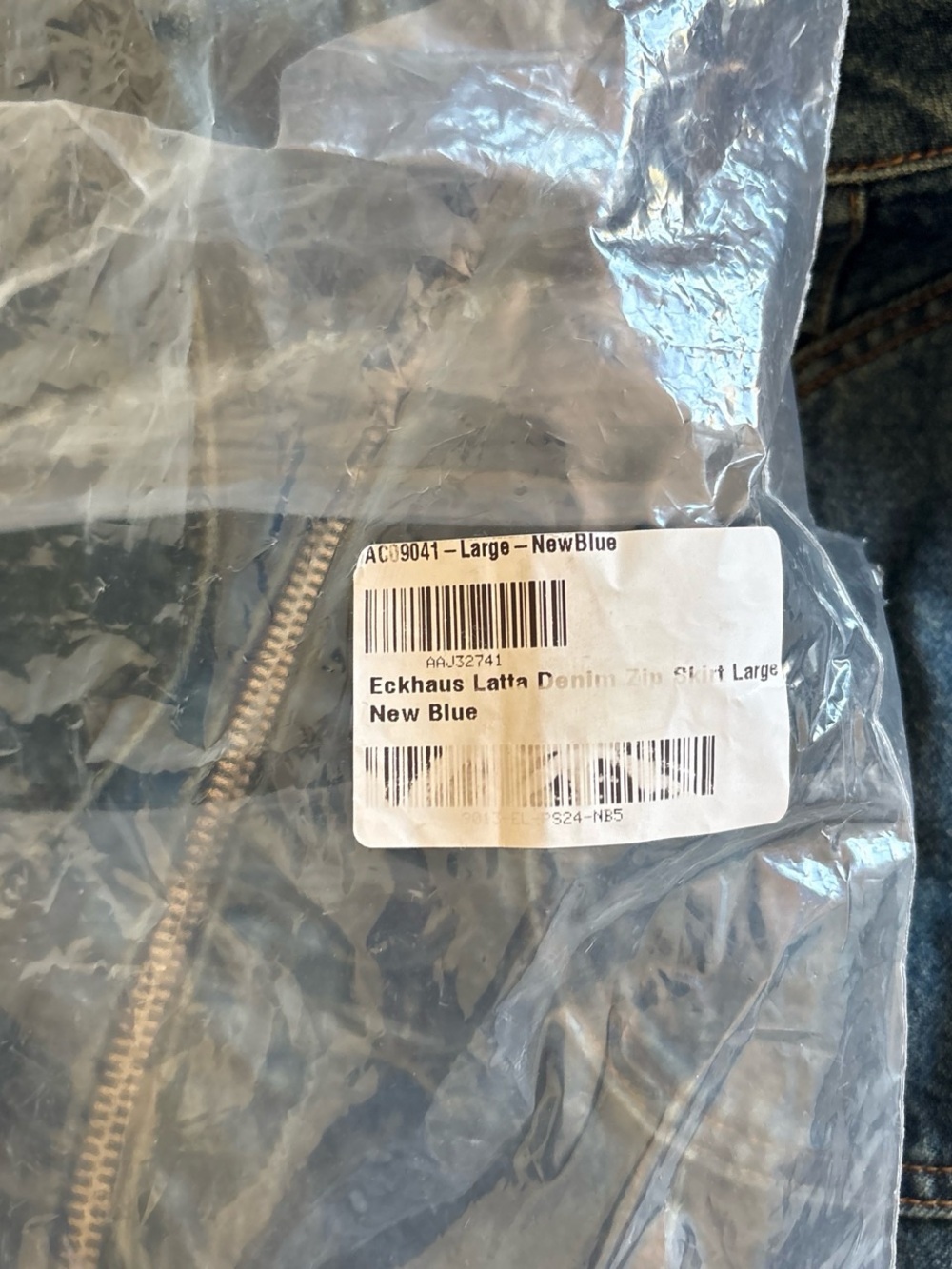 Eckhaus latta denim skirt - Picture 4 of 4